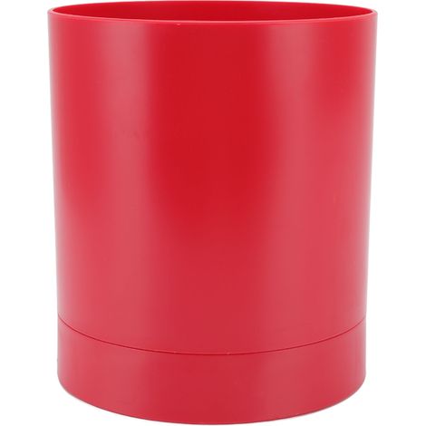 Porte-ustensiles rotatif 360°, panier simple pour baguettes, rangement de vaisselle pour cuisine, rouge (1/5)