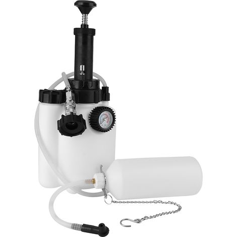 Kit de Purge de Frein 3L Pneumatique avec Flexible, Outil de Vidange d'Embrayage, Système de Purgeur pour Voiture (1/5)