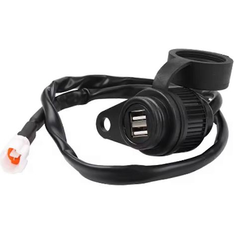 Prise double chargeur USB compatible avec les motos Yamaha MT-09/MT-07/XSR700 (1/5)