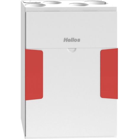 Helios KWL 170 W ET CF Unidad de ventilación D/I con recuperación de calor, motores EC, intercambiador entálpico, bypass automático y servidor web, DN 125, 40044
