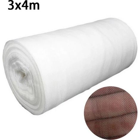 Filet de protection anti-insectes (3 x 4 m) pour jardin, plantes, légumes, fruits et fleurs, serre, protection contre les insectes et les oiseaux (1/4)