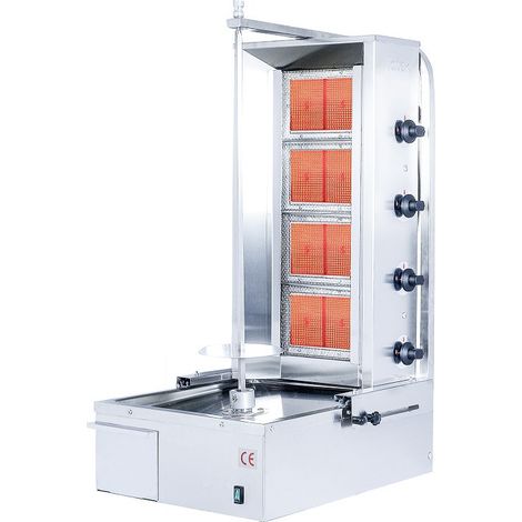 Machine à kebab 4 feux Gaz PREMIUM / LATEK (1/2)