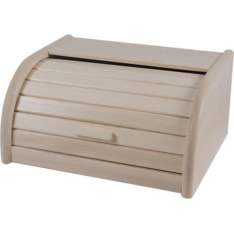 Boîte à pain en bois 39 x 29 x 18 cm, grande et légère -TAB (1/3)