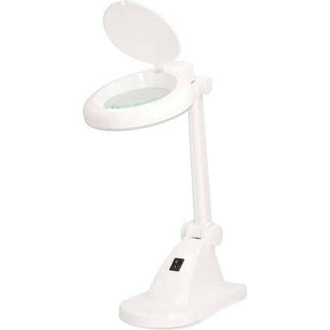 Nedis Lupenleuchte / Linsenstärke: 3 - 12 Dioptrien / 6500 K / 6 W / 400 lm / Weiss