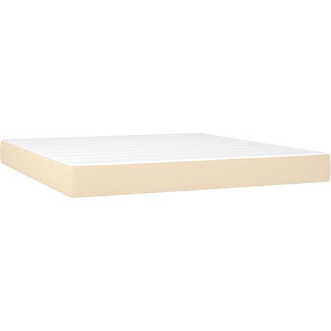 Maison Exclusive - Materasso a Molle Insacchettate Rigidità Media Crema 160x200x20 cm