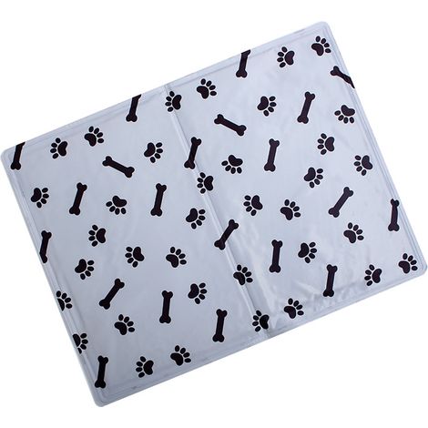 Kühlmatte für Haustiere, Hundebettmatte, Kühlmatte für Hunde, Schlafunterlage für Haustiere, grau