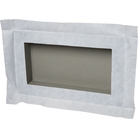 U-Tile – Niche de douche à carreler 40 x 20 cm – 5,5 cm de profondeur – Étanchéité intégrée – Prêt à carreler pour espaces humides