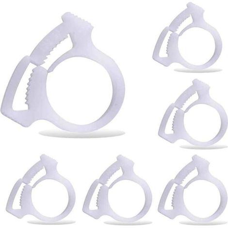 6 pièces B15 pinces de fixation du tuyau de balayage de piscine, convient pour le nettoyeur de piscine Polaris 180 280 360 380 480- (1/4)