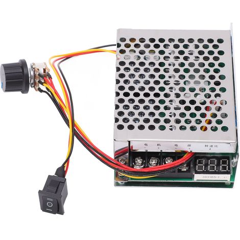 Brush Motor Regulator Governor CW CCW Motor Speed Controller with Digital Display DC10‑55V (1/5)