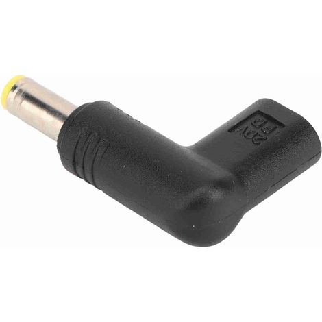 Adaptateur USB 3.1 Type C femelle 100 W PD vers CC 18,5-20 V 5,5 x 1,7 mm avec émulateur PD et déclencheur coudé à 90° (1/5)