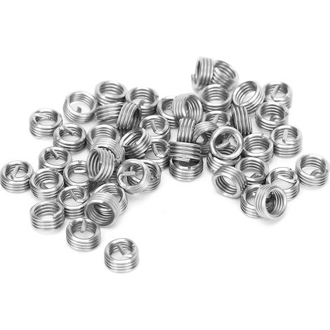 50 Pièces Douilles Filetées M3.5 x 0.6 pour Réparation et Protection des Filetages (1/5)