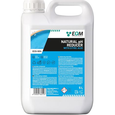 Réducteur de pH Naturel pour Piscine et Spa - 5L - Ajuste et régule Le pH de Votre Piscine - écologique - Respectueux de Votre Peau (1/5)