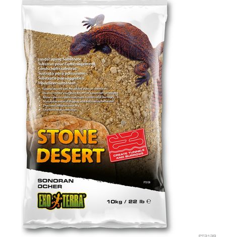 Sustrato de arena para paisajismo Exo Terra Stone Desert - Ocre