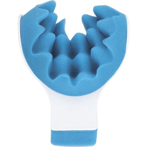 Oreiller de soutien cervical, dispositif de traction cervicale multifonctionnel, portable et massant, pour la maison (1/5)