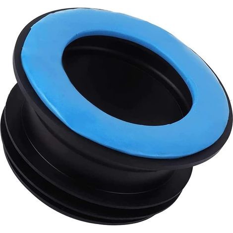 Rubber Toilet Ring Sealing Ring Drain Toilet Pipe Seal Rubber Seal Universal Waste Pipe Seal Odor Proof Rubber Sleeve for Tank (1/5)