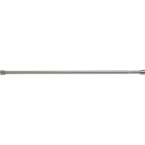 Asta per tenda da doccia colore argento 64 x 2.9 cm