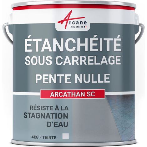Arcane Industries – Résine d'étanchéité sous carrelage – Membrane polyuréthane pour terrasse et balcon – Résistante à l'eau et au gel – Application facile (1/6)