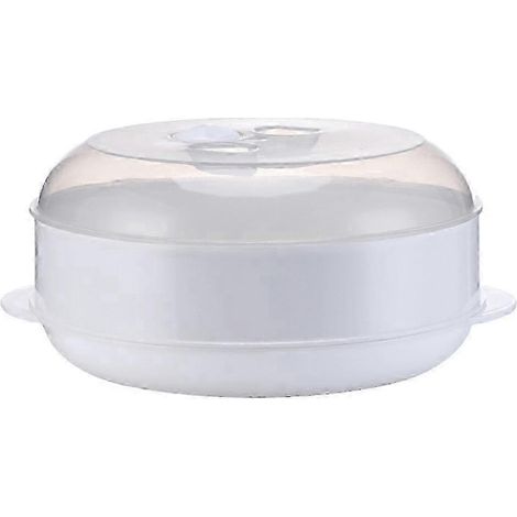 Cuiseur vapeur micro-ondes 1000 ml pour cuire et réchauffer les aliments, sans BPA, facile à ranger (1/5)