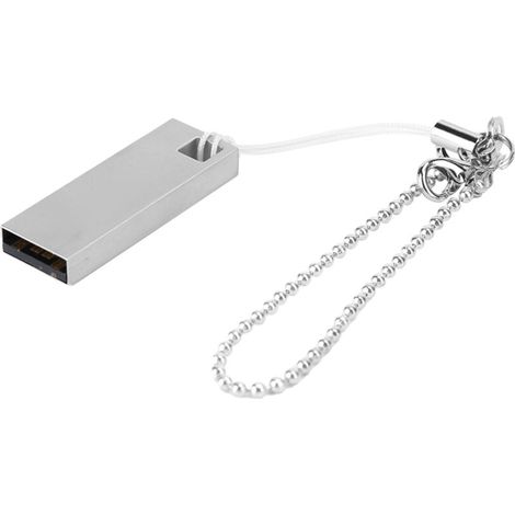 MAIKOU Mini-USB-Stick aus Metall, 64 GB, mit Handschlaufe, USB 2.0 (1/5)