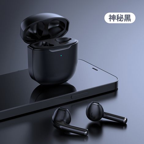 S68pro Bluetooth-Kopfhörer – Kabelloses Laden, hochwertiger Stereo-Sound für beide Ohren, tragbare Bluetooth-Kopfhörer für Telefonate – Schwarz (1/3)