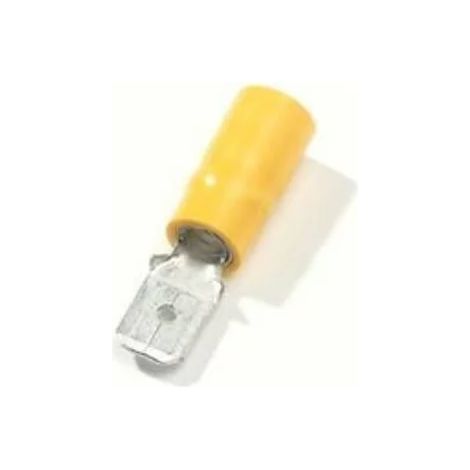 Thomas & Betts RC63M - Cosses (x50) M‚le - section 4-6mm≤ - partiellement isolé - Jaune