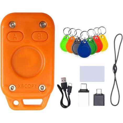 Starten Sie den Chameleon V2.0 RFID-Emulator, den 125 kHz 13,56 MHz Leser, den 7 CUID-Schlüsselanhänger + 1 UID-Rohlingkarte und den Chameleon Ultra Duplikator neu. (1/5)