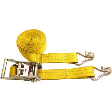SANGLE A CLIQUET AVEC CROCHETS 6M TUV/GS X1