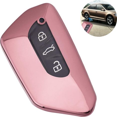 Coque De Télécommande - TPU - Pour Volkswagen Golf 8 - 3 Boutons - 1 Pièce (1/5)