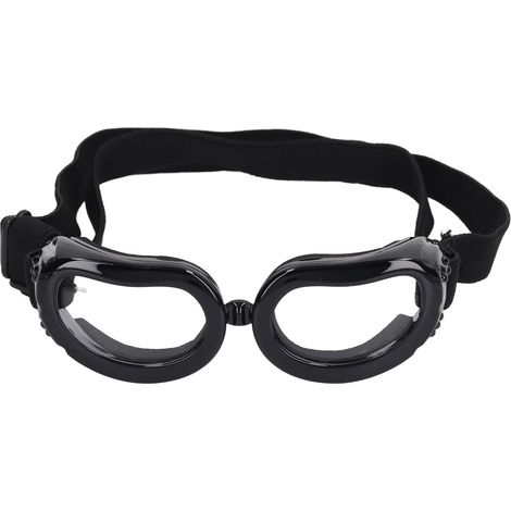 Lunettes de protection UV pour chien et chat, anti-vent, monture souple et sangle ajustable - Transparent (1/5)