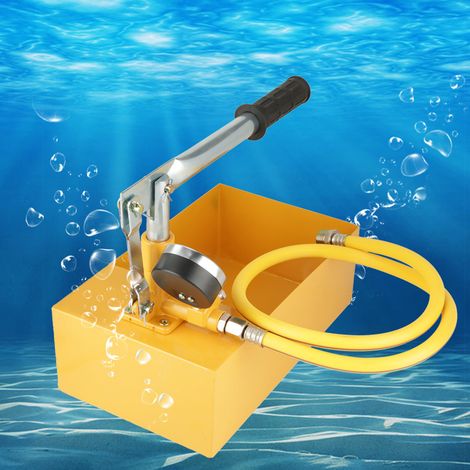 Pompe de test de pression hydraulique manuelle 2,5 MPa 25 kg - Outil de test de canalisation (1/5)