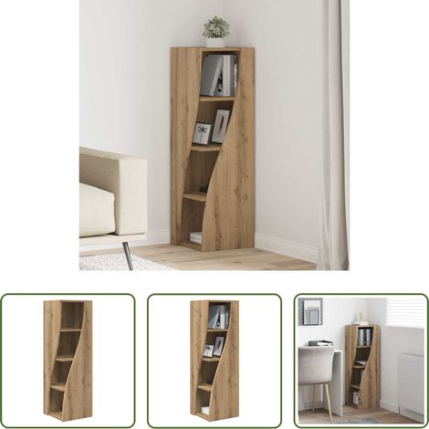 Holzschrank -  Eckschrank Artisan-Eiche 32x32x102cm Holzwerkstoff (1/5)