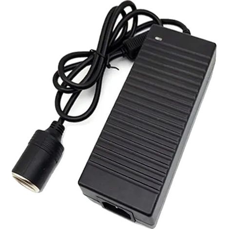 Convertisseur Inverseur, 220V à 12V, 10A de Courant, 120W de Puissance Sortie, Design Compact, Prise Allume-Cigare (1/2)
