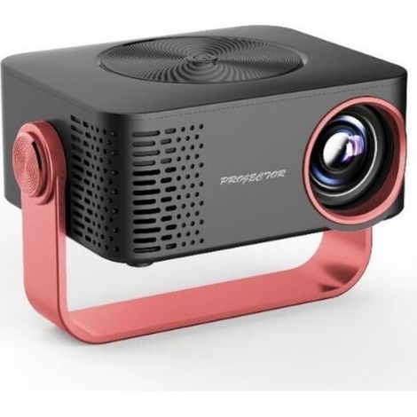 M60 Mini Projector WiFi 6, 1080P Native 4K Supported Video Projector with Auto Keystone Correction Focus, Portable Outdoor Movie Projector for iPhone/Android/PS5, Home Cinema Blanc et Noir