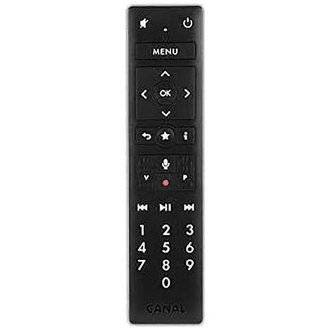 Télécommande Bluetooth Canal+ Le Cube HD WiFi pour TV et audio Compatible avec plusieurs marques 5CNLTEL0089