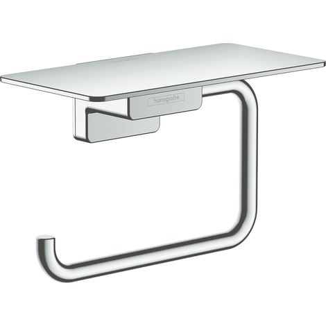Support de papier toilette hansgrohe AddStoris, avec tablette, (1/3)
