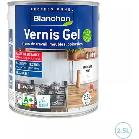 Bio-basierter Klarlack Gel Matt 2,5 Liter - BLANCHON - 00521 (1/3)