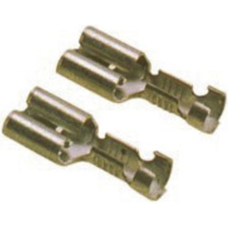 LAPP 63501010 Flachsteckhülse mit Rastung Steckbreite: 6.3 mm Steckdicke: 0.8 mm 180 ° Unisoliert  1