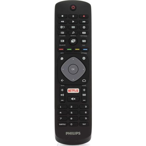 Télécommande d'origine 996596001555 pour téléviseurs Philips 3D Smart TV 32PFS6401, 32PFT5501, 40PFT5501, 49PFT5501, 55PUS7101, 43PUS6501, 49PUS6501 et 55PUS6501