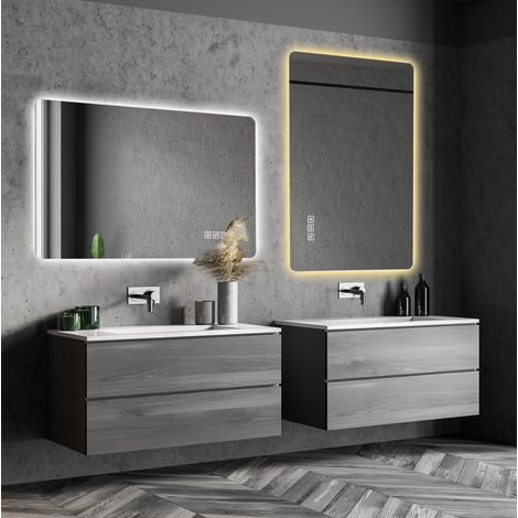 Specchio LED bagno 60x100 antiappannante dimmerabile HAVRYA (1/5)