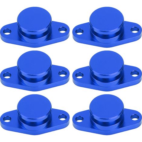 Bouchon de suppression de déflecteur de vortex moteur 6x22mm avec joint en caoutchouc, compatible avec M57/M57D25 (bleu) (1/5)