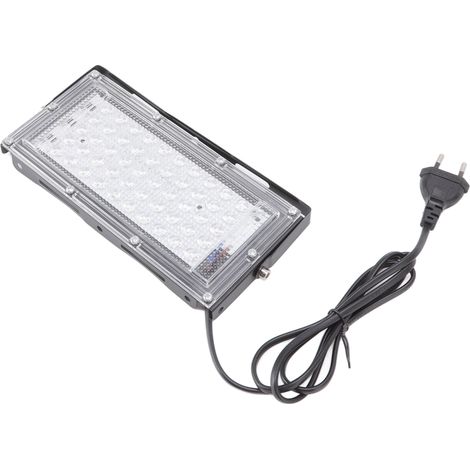 Projecteur UV LED 50 W en aluminium, lampe de scène fluorescente pour Halloween, 220 V (UE) (1/5)