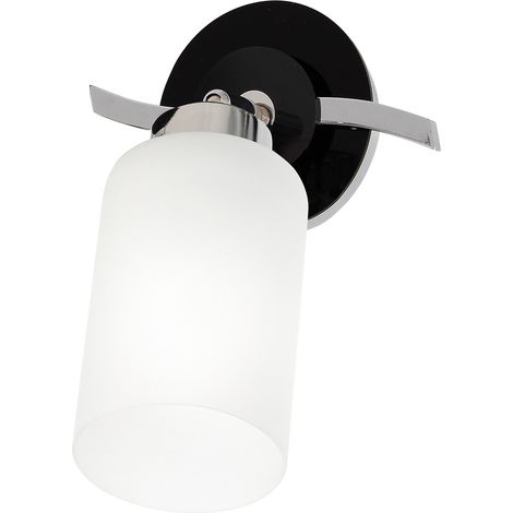 Applique murale chromée verre Tokio E27 15W Luminex