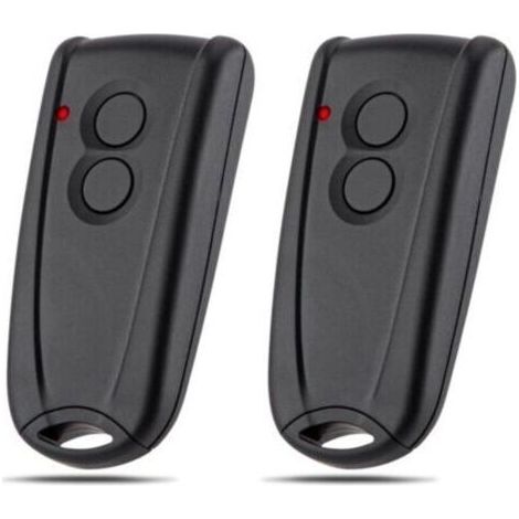 Télécommande de porte de garage, télécommande de porte de volet roulant sans fil à 2 boutons 433MHZ, compatible avec Ecostar RSC2-433, télécommande de porte RSE2-433, paquet de 2 Télécommande et émett (1/5)