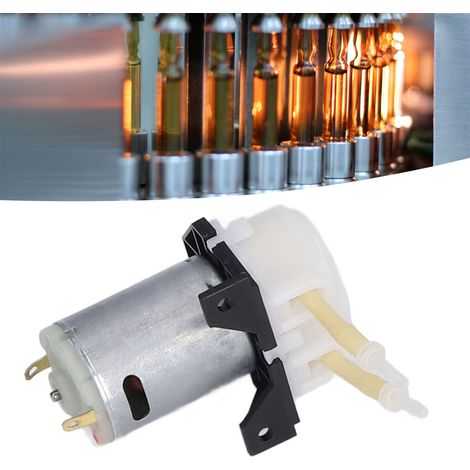 12V Gleichstrom-Schlauchpumpe, Wasserpumpe, kleine selbstansaugende Laborpumpe, Materialpumpe, Aquariumpumpe, Schlauchpumpe. (1/5)