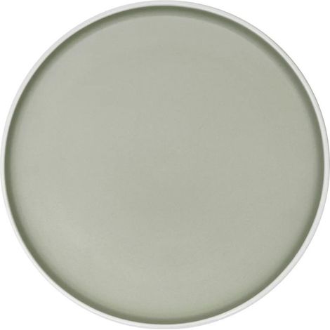 Lot de 6 Assiettes Plates "Alix" 26cm Vert Olive