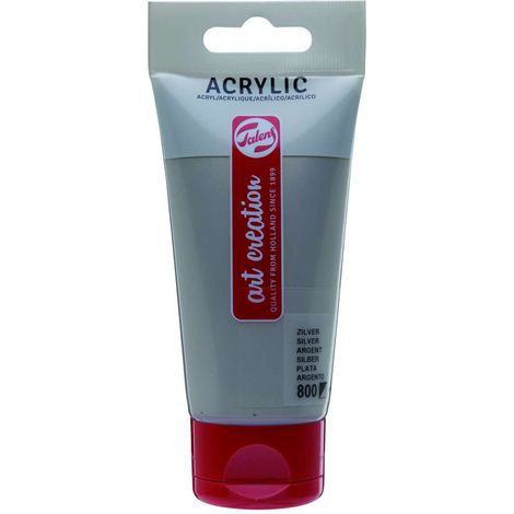 Acrilico 75 ml argento