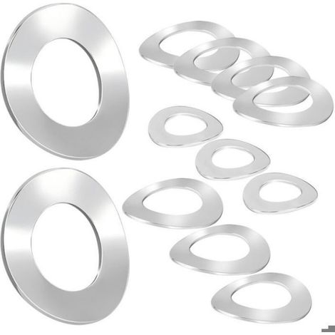 Rondelle Ondulée M10 - Acier Inoxydable 304 - Pour Fixation Antivibratoire sur Vis et Boulons - Lot de 20 (1/4)
