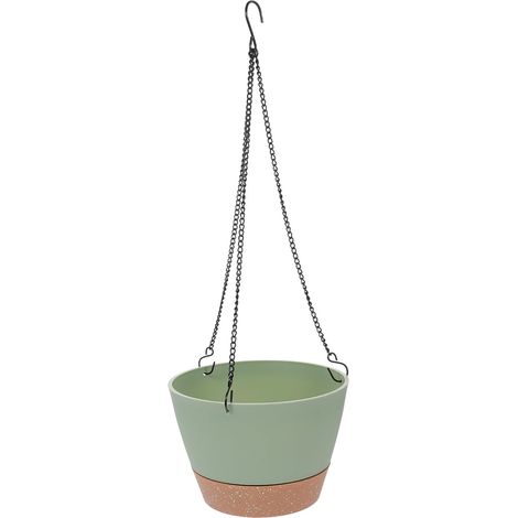 Jardinière suspendue décorative LALAFINA, design moderne, 20 cm, en polypropylène et fer, idéale (1/5)