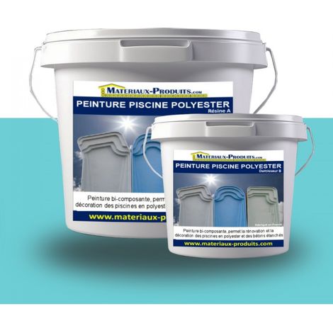 Peinture Piscine Polyester - 5 Kg Turquoise - MATPRO