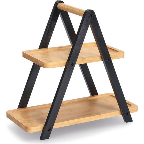 Etagere mit praktischem Griff zum Servieren